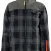 Brunotti Bowen Check JR 1 Brunotti Bowen Check JR -Winterkleding Winkel brunotti bowen check jr pine grey 116 pine grey 0