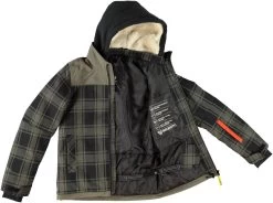 Brunotti Bowen Check JR -Winterkleding Winkel brunotti bowen check jr pine grey 116 pine grey 2