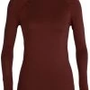 Icebreaker 200 Zone Seamless Long Sleeve Crewe Women's -Winterkleding Winkel icebreaker 200 zone seamless long sleeve crewe women espresso s espresso 0