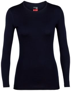 Icebreaker 260 Tech Long Sleeve Crewe Women's 7 Icebreaker 260 Tech Long Sleeve Crewe Women's -Winterkleding Winkel icebreaker 260 tech long sleeve crewe women midnight navy 401 xs midnight navy 401 0