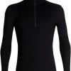 Icebreaker 260 Tech Long Sleeve Half Zip Men -Winterkleding Winkel icebreaker 260 tech long sleeve half zip men black l black 0
