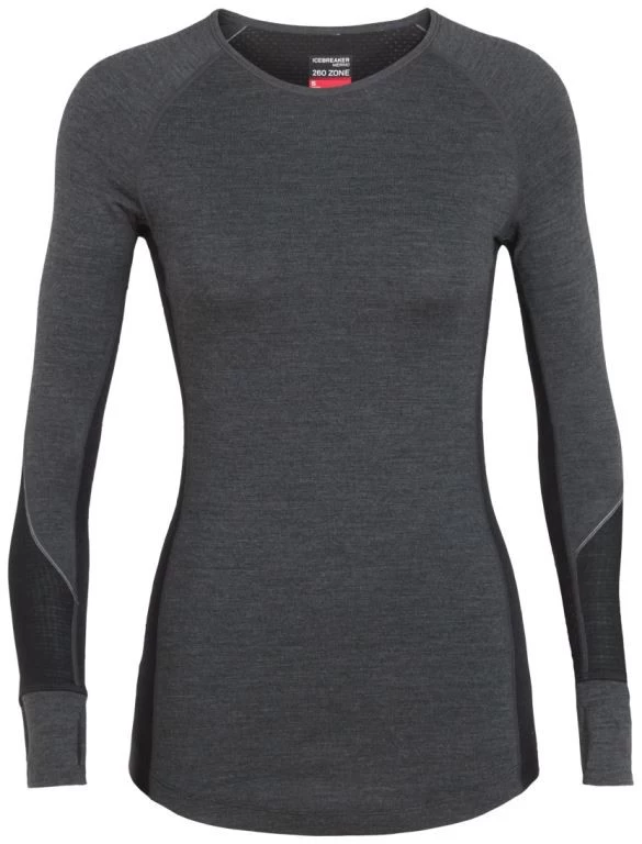 Icebreaker 260 Zone Long Sleeve Crew Women 4 Icebreaker 260 Zone Long Sleeve Crew Women - Afbeelding 2