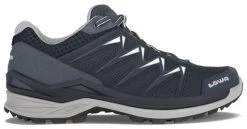 Lowa Innox Pro GTX Lo -Winterkleding Winkel lowa innox pro gtx lo steel blue offwhite 10 uk 44 2 3 eur steel blue offwhite 0