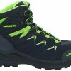 Lowa Innox Pro GTX Mid Junior -Winterkleding Winkel lowa innox pro gtx mid junior steel blue lime 23 steel blue lime 0