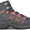 Lowa Kody Evo GTX Mid Junior 1 Lowa Kody Evo GTX Mid Junior -Winterkleding Winkel lowa kody evo gtx mid junior steel blue orange 0