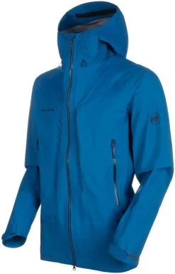 Mammut Masao Hardshell Hooded Jacket Men -Winterkleding Winkel mammut masao hs hooded jacket sapphire print 1 xxl sapphire print 1 0