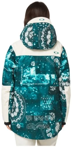 Oakley TC Aurora RC Insulated Jacket Women's 19 Oakley TC Aurora RC Insulated Jacket Women's -Winterkleding Winkel oakley tc aurora rc insulated jacket green bandana print white 8 1