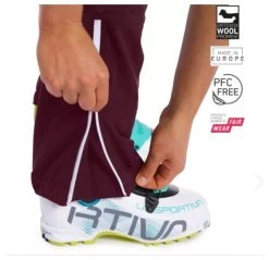 Ortovox Berrino Pants Women's -Winterkleding Winkel ortovox berrino pants women wine 0