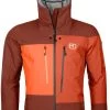 Ortovox Deep Shell Jacket Men -Winterkleding Winkel ortovox deep shell jacket men clay orange m clay orange 0