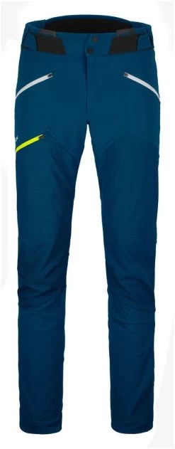 Ortovox Westalpen Softshell Pants Men -Winterkleding Winkel ortovox westalpen softshell pants men petrol blue l petrol blue 0 6