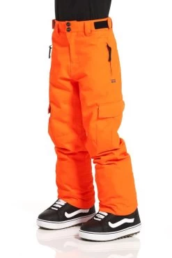 Rehall Edge-R-Jr. Snowpant Boys -Winterkleding Winkel rehall edge r jr snowpant boys neon orange 3