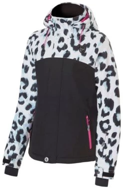 Rehall Maggy-R Snowjacket JR Girls 14 Rehall Maggy-R Snowjacket JR Girls -Winterkleding Winkel rehall maggy r snowjacket jr girls white leopard 128 white leopard 0
