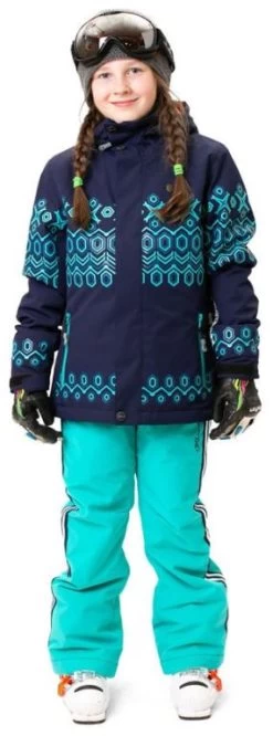 Rehall Vallery-R Snowpant JR Girls -Winterkleding Winkel rehall vallery r snowpant jr girls aqua 128 aqua 2